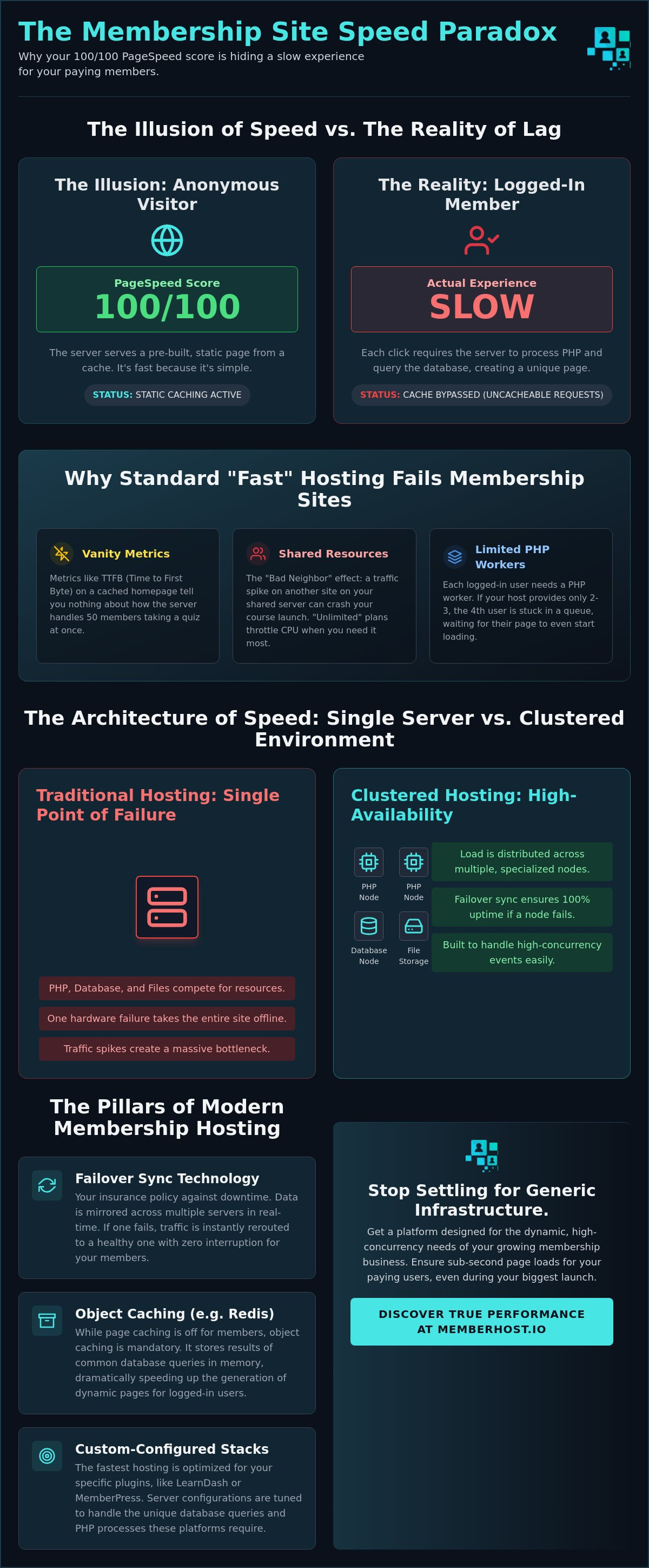 The Fastest WordPress Hosting for Membership Sites in 2026: Beyond Static Caching